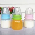 Mangeoire Portable pour Bébé de 0 à 18 Mois Jus d'Allaitement Lait Mini Bouteille de Dureté Sûr