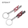 OTOPeugeot-Porte-clés de voiture ST LINE emblème en alliage de zinc porte-clés en métal