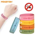 Bracelet anti-moustiques pour enfants bandes répulsives anti-insectes réglables matériau naturel