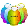 Sweats à capuche College en 3D pour enfants sweat-shirt anime veste de dessin animé manteau pour