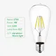 Pied de lampe d'ampoule ST64 ampoule 4W blanc froid blanc chaud lumière LED 220V