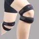 Manchons de genou à double sangle pour soutien rotule tendon orthèse stabilisateur sport