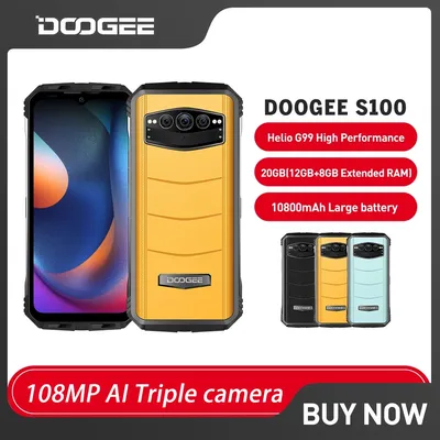 (Unlocked) DOOGEE S100 Rugged Phone Dual Sim 256GB