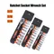 3/8'' 1/4'' 1/2'' Steckschlüssel Set Verlängerung Stange Multi-funktion Ratsche Set Auto Motorrad Reparatur Hand werkzeug Kit