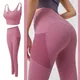 Set da 2 pezzi abbigliamento da allenamento per donna Set da Yoga abbigliamento da palestra per