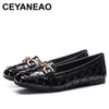 Ceyaneaonew 2019 Damen flache Schuhe Designer Schuhe Frau Luxus Mokassins Mode Frauen Wohnungen Büro Damen Schuhe