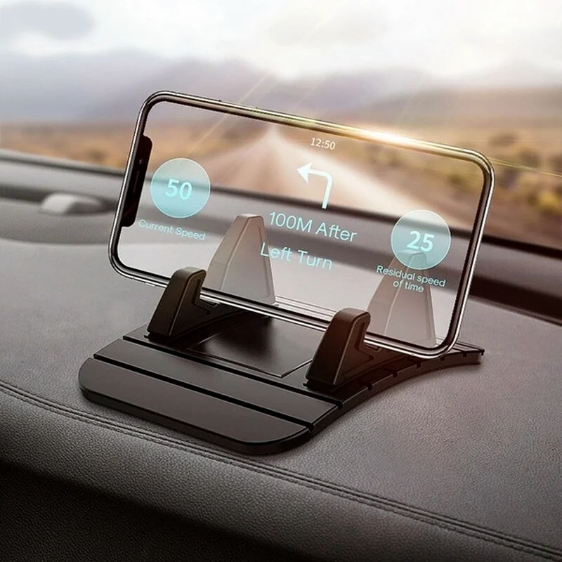Auto Dashboard Rutschfeste Matte Silikon Halterung Telefon Halter Pad Für Samsung Xiaomi Pro Rutschfeste Weiche Silikon Halter Für Telefon im Auto Image