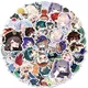 50-teiliges Set neuer Spiel Anime Genshin Impact exquisite Aufkleber Aufkleber Lisa Keqingxiao