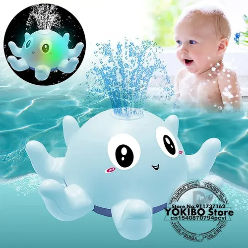Baby Bad Spielzeug Spray Wasser Dusche Bad Spielzeug für Kinder elektrische Wal Bad Ball mit