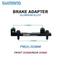 Shimano mtb bremsscheibe adapter pm a 180mm 203mm brems rotor pfosten montage konverter ultraleichte