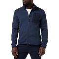 Champion Herren Legacy Outdoor Polar-Soft Tech Fleece Full Zip Sweatshirt, Blu Marino Melange, XL