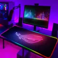 Rog Mauspad RGB niedlichen Mauspad Gamer Tastatur Matte LED Computer Mausepad Tastaturen Zubehör