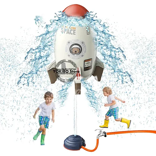 Raketenstart Sprinkler Spielzeug für Kinder Outdoor Hof Wassers prinkler Hydro Start Wasser Rakete