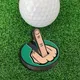 Lustige Mittelfinger Golfball Marker Golf Hut Clip Marker magnetische abnehmbare Golfball Position