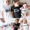 Geschwister Shirts Set von 3 Big Middle Wenig Ältesten Nahen Jüngste 3rd Baby Jüngste Baby Neue