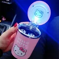 Sanrio Hallo Kitty Auto Auto leuchtenden Cartoon multifunktion alen Aschenbecher führte blaues Licht