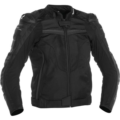 Richa Terminator Motorrad Leder- / Textiljacke, schwarz, Größe 2XL