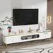 Stylish TV Stand for 65+ Inch TV, Entertainment Center Media Console Table, Modern TV Console Cabinet with 4 Drawers