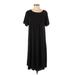 Lularoe Casual Dress - Shift: Black Solid Dresses - Women's Size X-Small