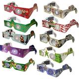 Christmas 3D Glasses - Holiday Eyes(R) - New for 2023 - 10 Pairs Variety Pack Exclusively featuring the Christmas Nutcracker Penguin Teddy Bear Candy Cane Elf Christmas Tree plus more.