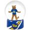 Pitt Panthers 100mm Mascot Glass Water Globe