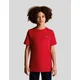 Lyle And Scott Kids Plain T-shirt - Gala Red - Size: 9/10 y