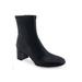 Wide Width Women's Corinda Bootie by Aerosoles in Black (Size 8 1/2 W)