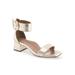 Women's Eliza Dressy Sandal by Aerosoles in Soft Gold Leather (Size 10 M)