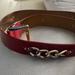Michael Kors Accessories | Leather Michael Kors Belt | Color: Red | Size: Os