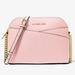 Michael Kors Bags | New Michael Kors Jet Set Travel Medium Dome Crossbody Leather Powder Blush | Color: Gold/Tan | Size: Os