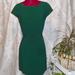Madewell Dresses | Madewell 2 Holiday Green Cap Sleeve Dress | Color: Green | Size: 2