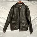 Columbia Jackets & Coats | Columbia Sportswear Company Brown Leather Jackets Size M, In Great Condition. | Color: Brown/Cream | Size: M