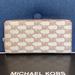 Michael Kors Bags | Michael Kors Men’s Women’s Cooper Tech Zip Around Continental Wallet Light Cream | Color: Brown/Cream | Size: Various