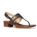 Michael Kors Shoes | Michael Kors Jilly T-Strap Dress Sandals | Color: Brown/Gold | Size: 9