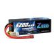 Zeee 4S Lipo Battery 14.8V 50C 5200mAh Hard case Battery with Deans Plug for RC Buggy Truggy Crawler Monster Car Boat Truck