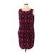 Gap Casual Dress - Mini Scoop Neck Sleeveless: Burgundy Dresses - Women's Size 20