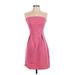 Old Navy Casual Dress - Mini Strapless Sleeveless: Pink Print Dresses - Women's Size X-Small