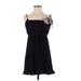 Lavender Label by Vera Wang Cocktail Dress - A-Line Square Sleeveless: Black Solid Dresses - Women's Size 6