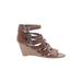 SE Boutique by Sam Edelman Wedges: Brown Shoes - Women's Size 6 1/2