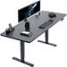 Vivo Electric 71" x 30" Stand Up Desk Workstation, 2B7B Series Wood/Metal in Black | Wayfair DESK-KIT-2B7B