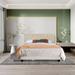 House of Hampton® Jasear Queen Tufted Platform Bed Upholstered/Velvet in Brown | 46 H x 64.5 W x 85 D in | Wayfair B6C76501343241E8936A5D8B317B187B