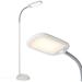 Wrought Studio™ Ibrohim 41" LED Task Floor Lamp, Crystal in White | 41 H x 10 D in | Wayfair 477743357F964D45B32147F96DAB97BE