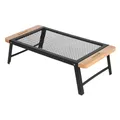 Table de camping pliante portable table en filet de fer barbecue léger camping en plein air