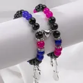 Bracelet de couple à attraction magnétique perles élastiques amour TV fille bracelets assortis