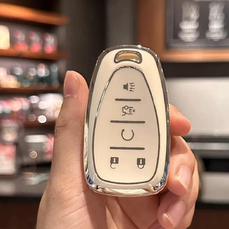 Autos chl üssel Fall Abdeckung Anhänger Schale für Chevrolet 2012-2018 Chevy Equinox Malibu Camaro Cruze Blazer Traverse Trax Image