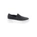 J/Slides Sneakers: Slip-on Platform Classic Gray Solid Shoes - Women's Size 8 1/2 - Almond Toe