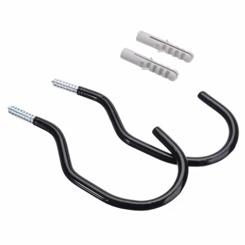 Fahrrad Wand halterung Haken schwere Metall haken Garage Veranstalter Fahrrad Parks chnalle Garten Indoor Anti-Rutsch-Fahrrad Wand ständer Image