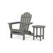 TrexÂ® Outdoor Furnitureâ„¢ Monterey Bay Folding Adirondack Chair with Side Table in Stepping Stone