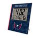 Keyscaper Washington Capitals Cross Hatch Personalized Digital Desk Clock