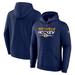 Men's Fanatics Branded Navy Nashville Predators Authentic Pro Pullover Hoodie